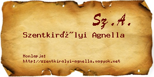 Szentkirályi Agnella névjegykártya
